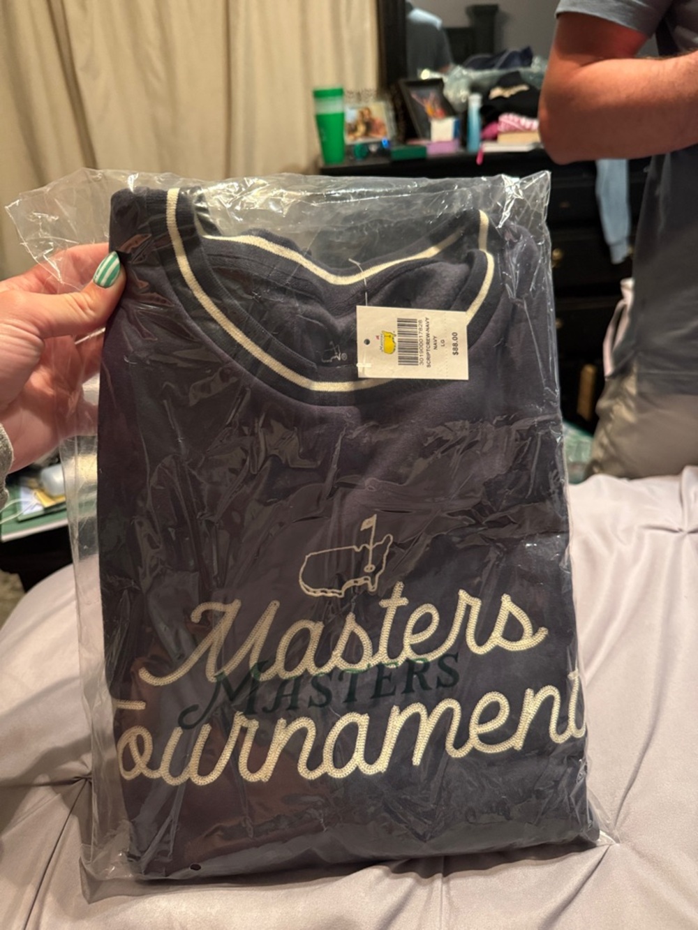 Masters unisex Crewneck Sweater Navy, 2026 style